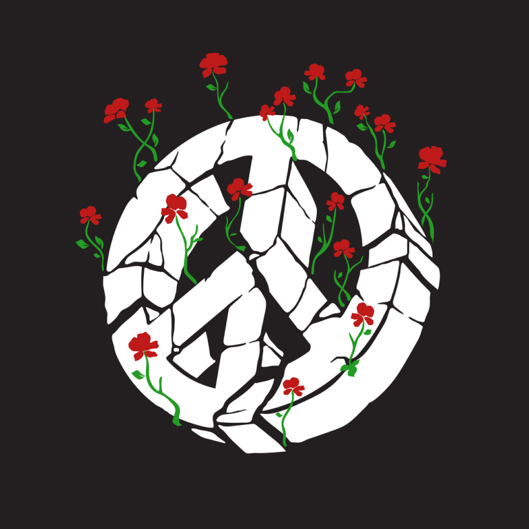 peace, sign, flower background, flowers, roses, nature, beautiful flowers, drawing, symbol, design, flower wallpaper, sketch
